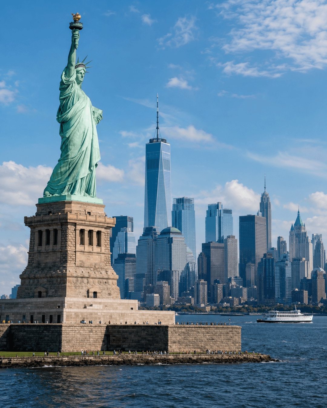 New York skyline and the Empire State Building