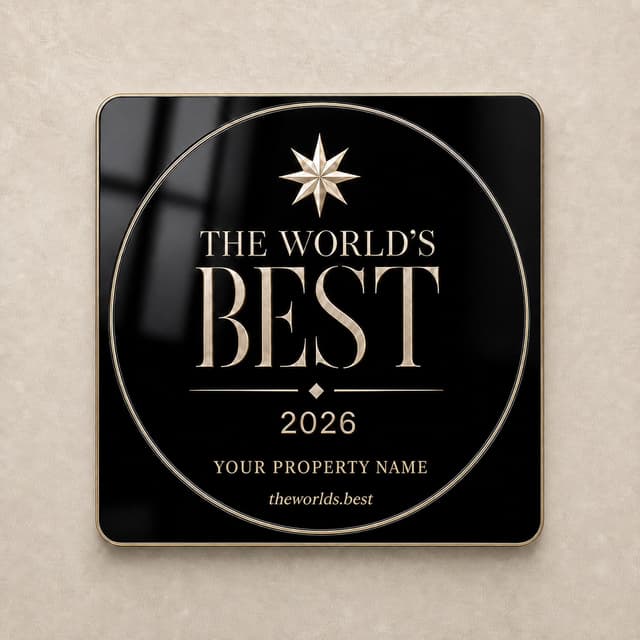 The World’s Best 2026 GEM hotel plaque