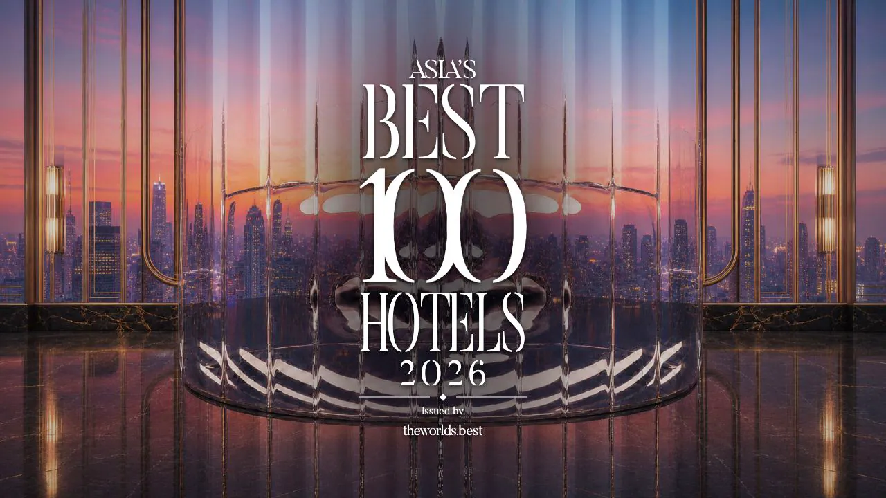 Asia’s Best 100 Hotels 2026 official ballot banner